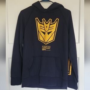 GAP Navy Hoodie with Bold Gold Emblem
